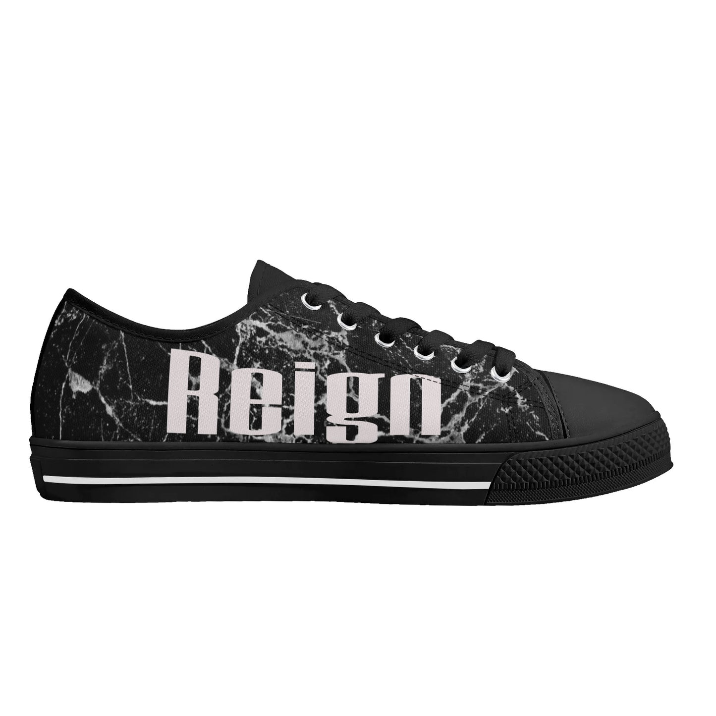 Mens Rubber Low Top Canvas Shoes