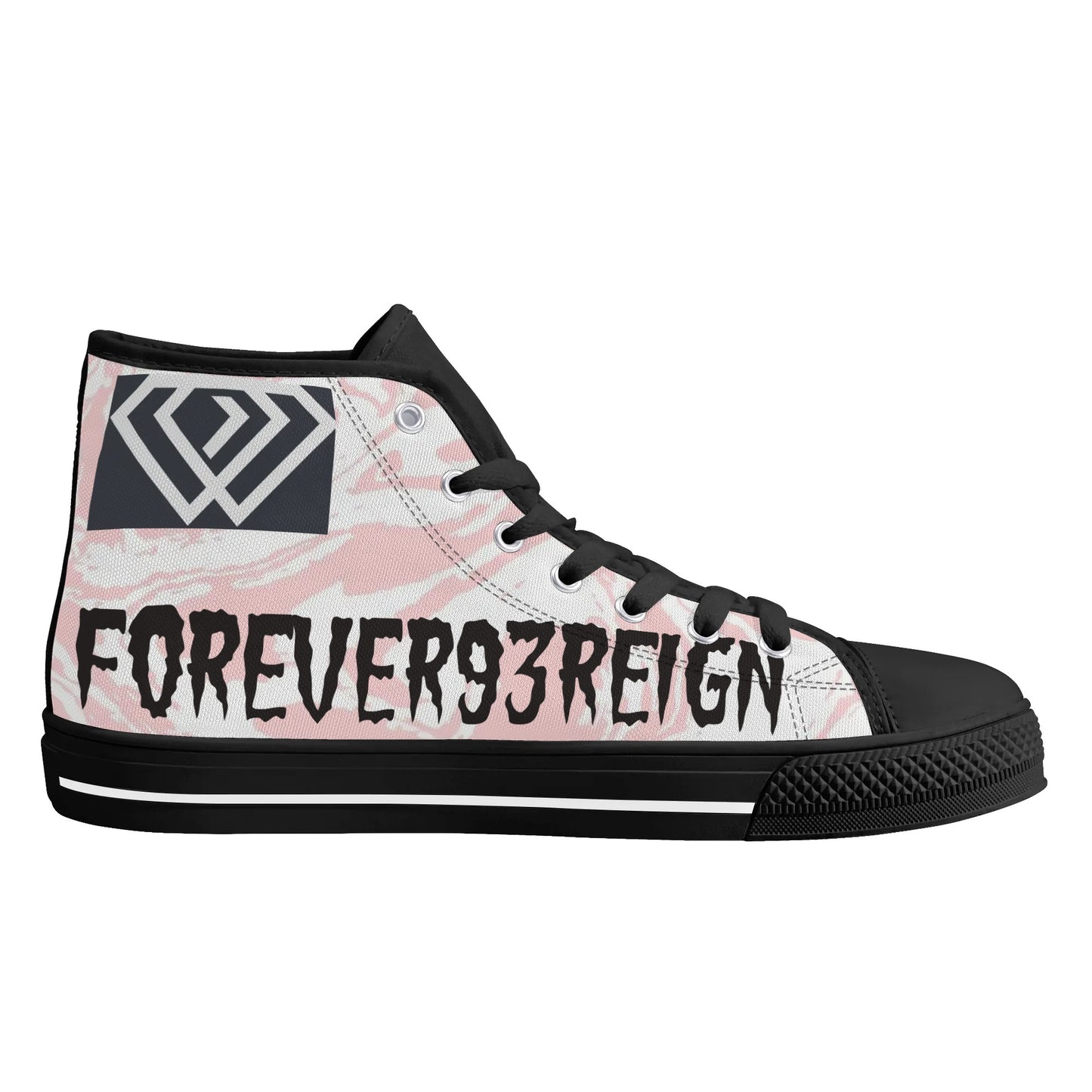Mens Rubber High Top Canvas Shoes