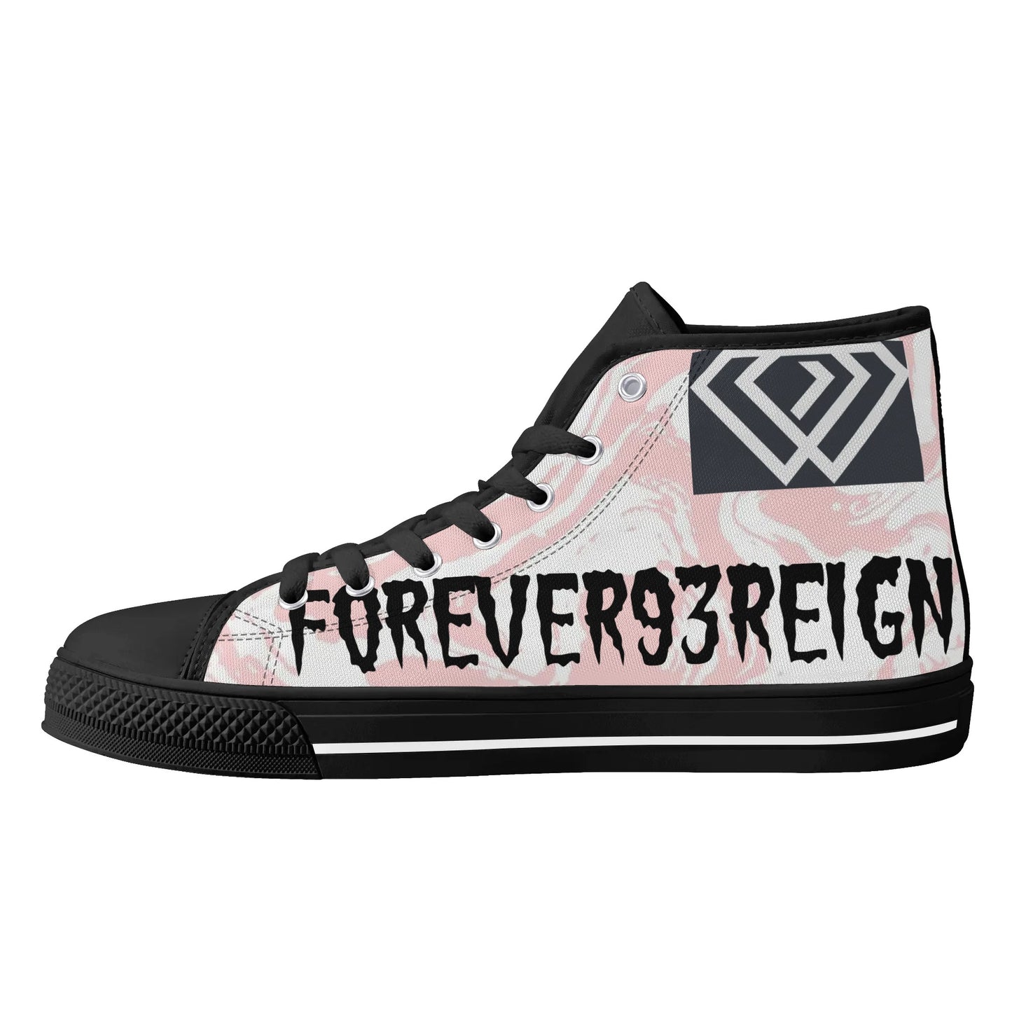 Mens Rubber High Top Canvas Shoes