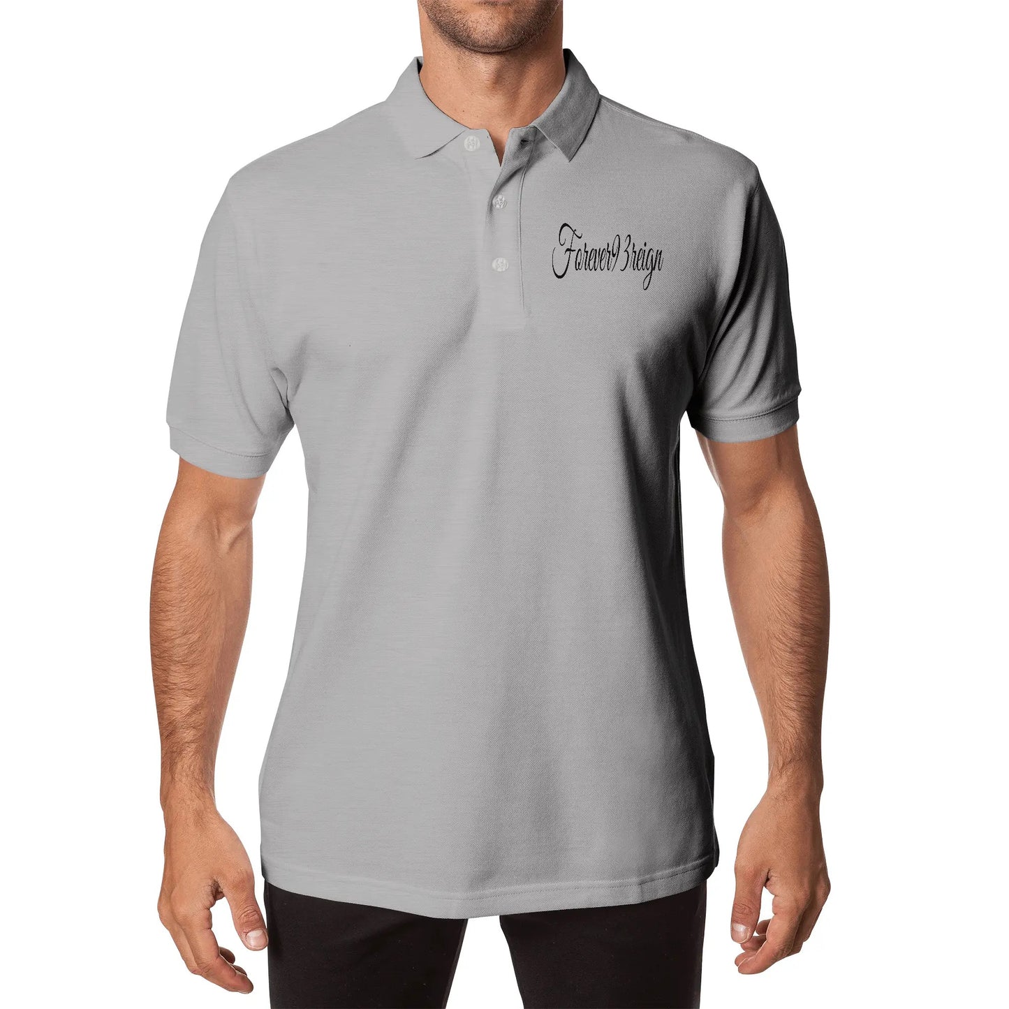 Unisex Adult Half printed Cotton Polo Shirt