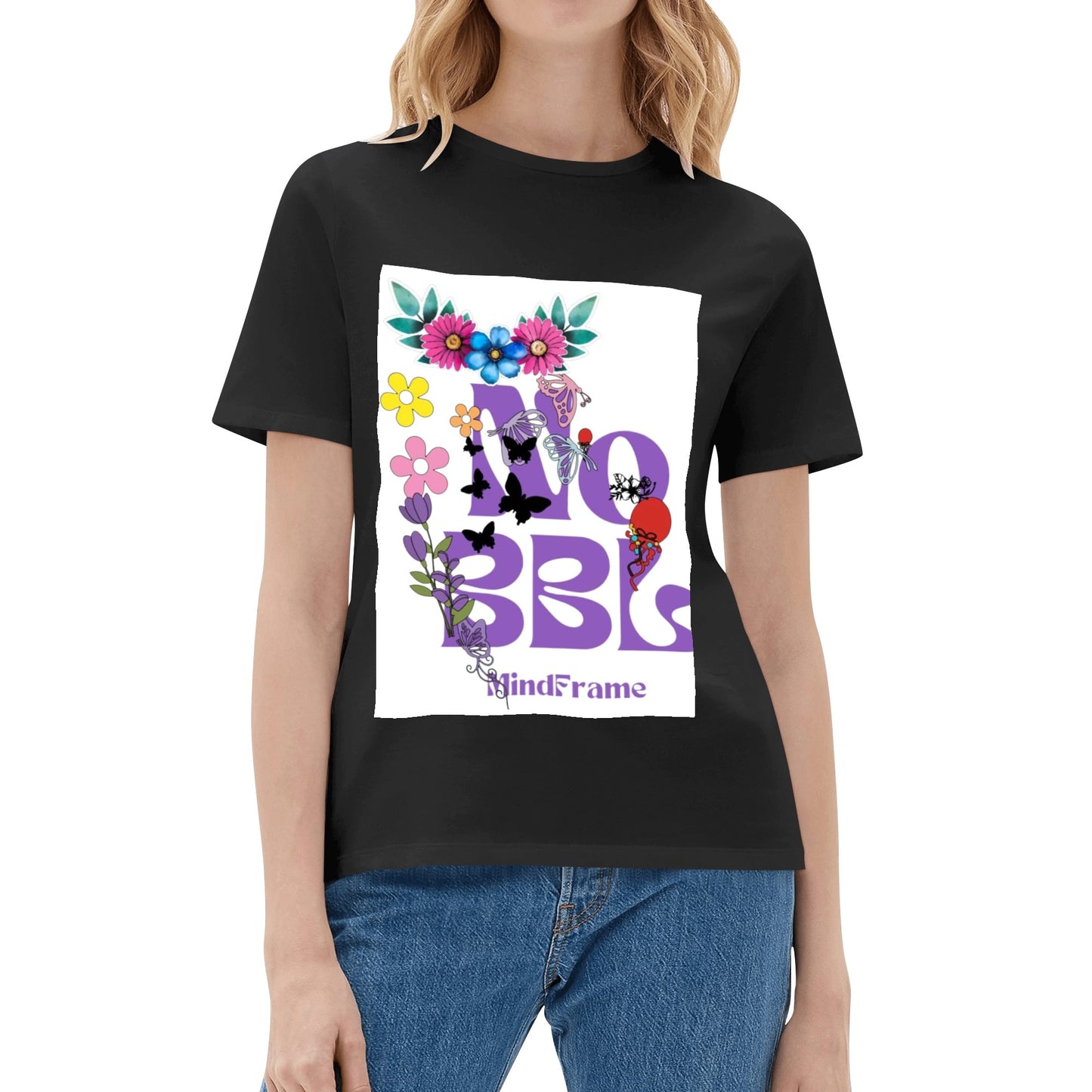 Womens Cotton No BBL T - Shirt