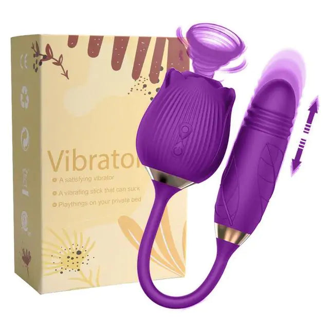 Rose Shape Tongue Vibrator