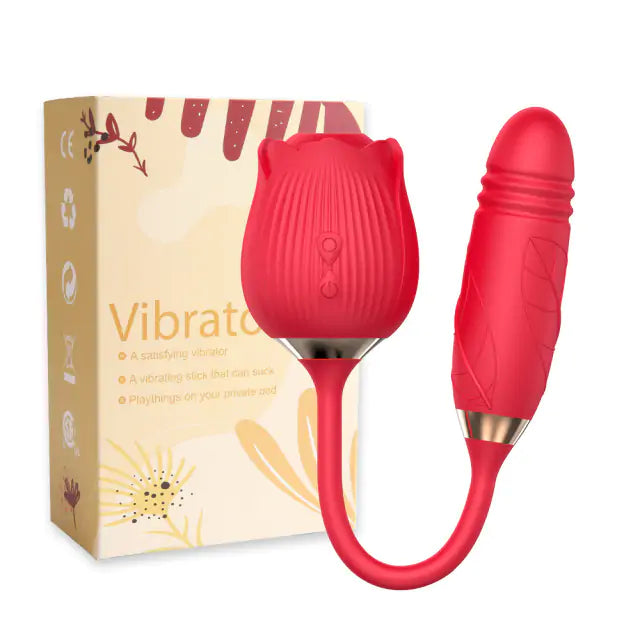 Rose Shape Tongue Vibrator