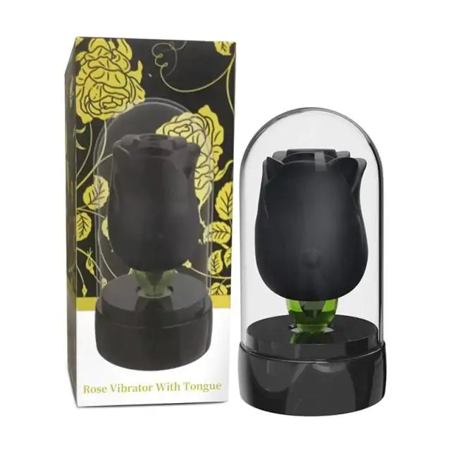 Rose Shape Tongue Vibrator