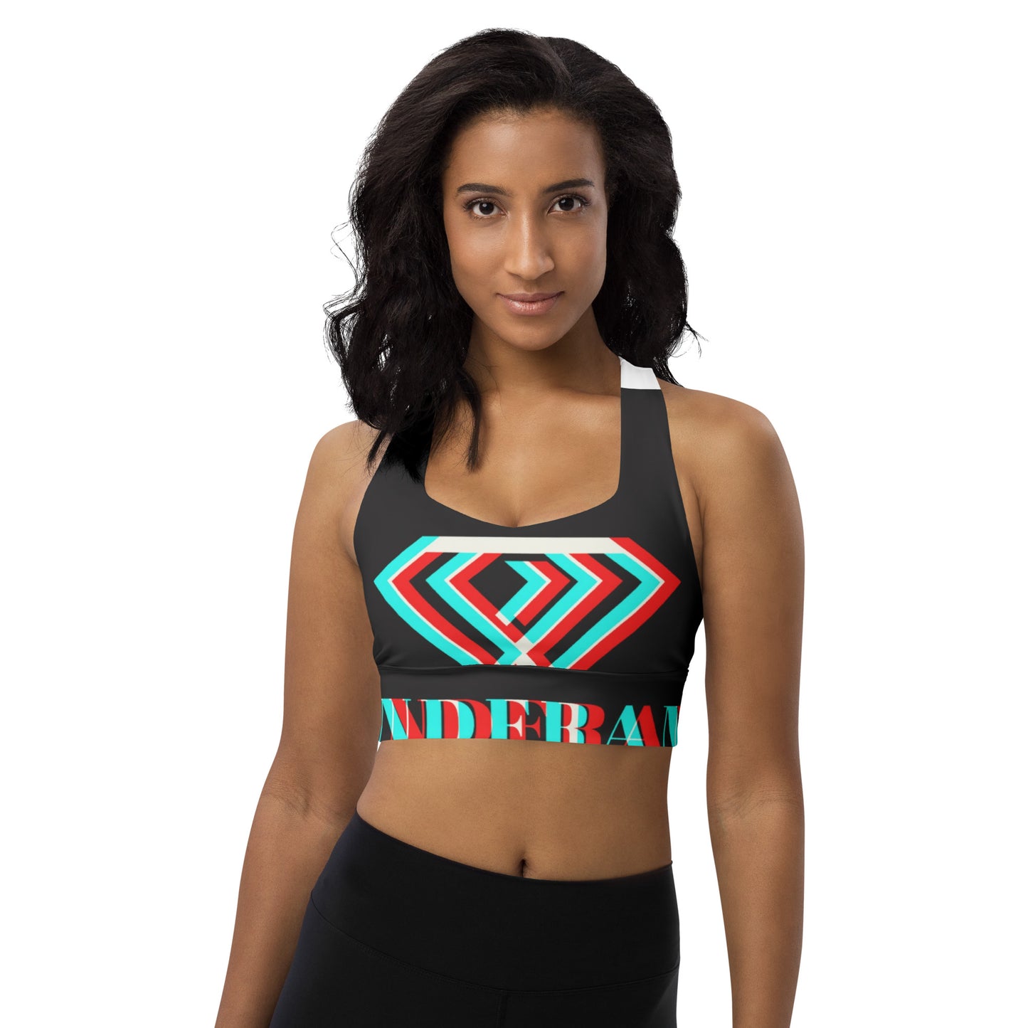 Longline sports bra