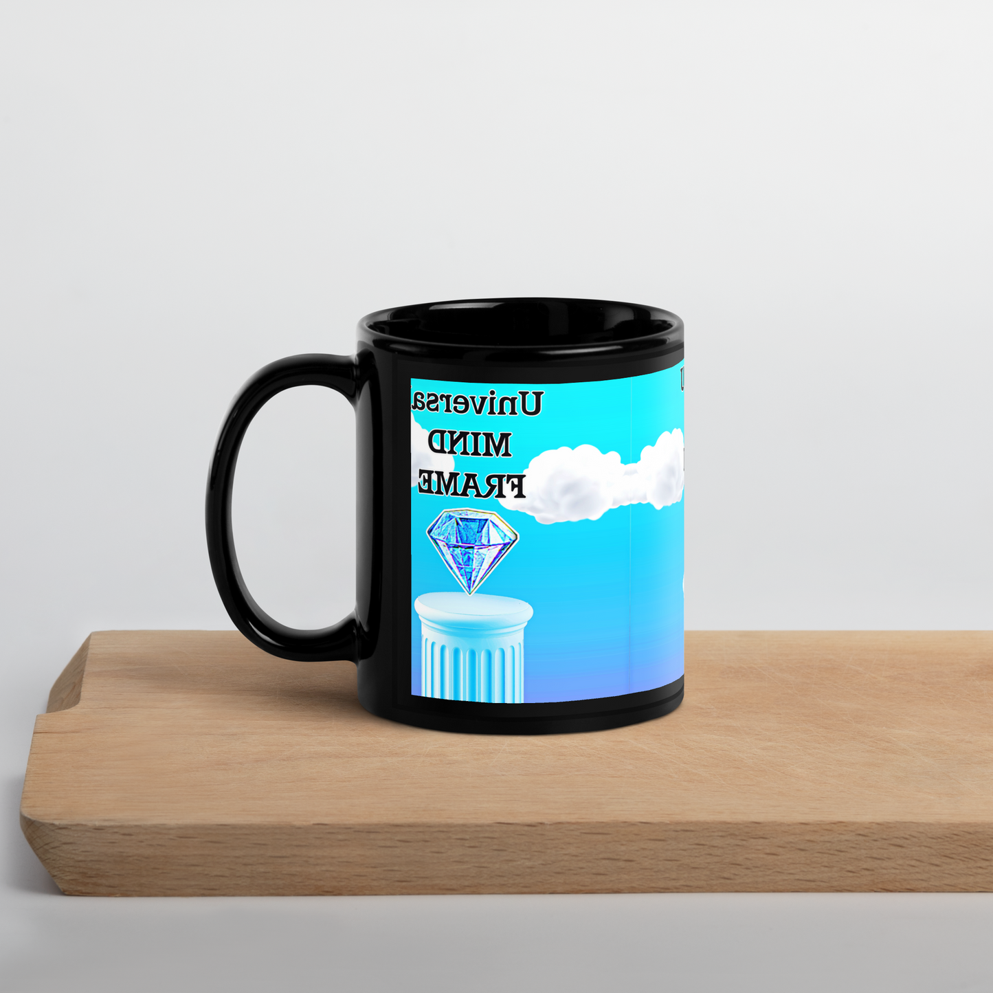 Black Glossy Mug