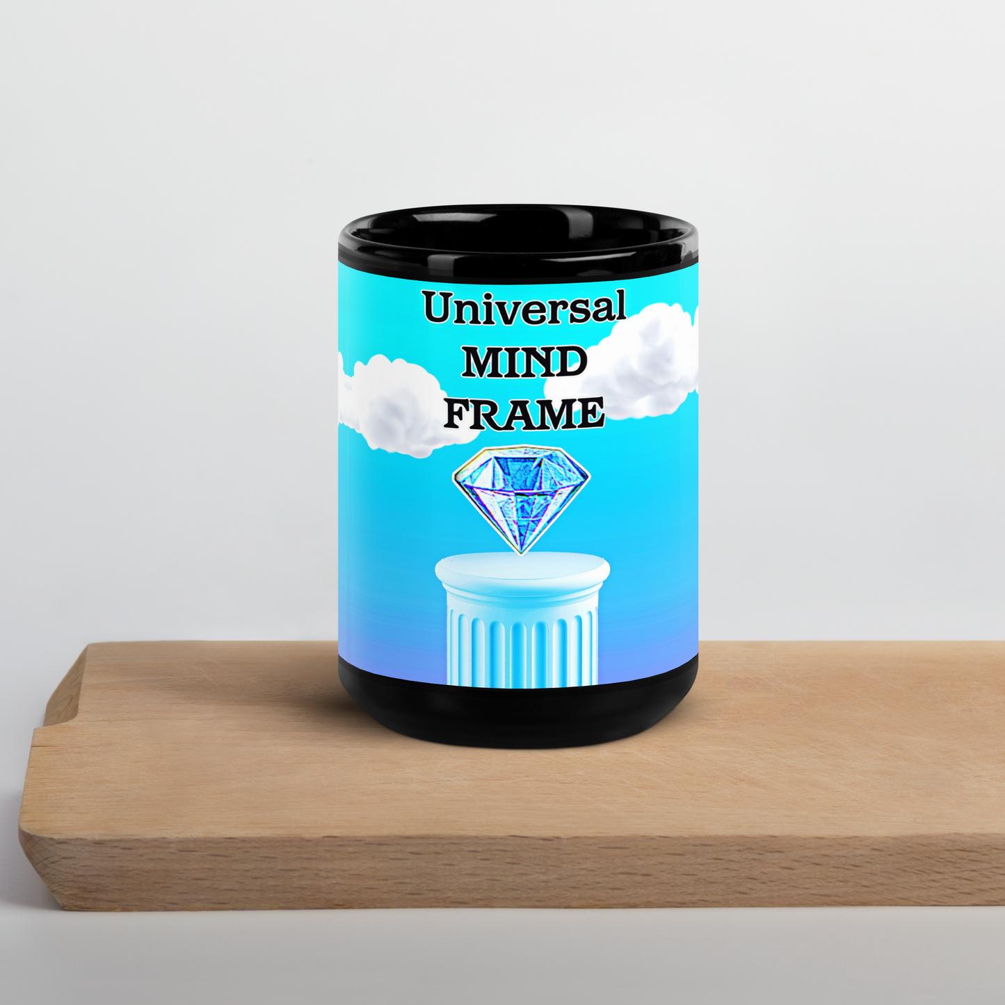 Black Glossy Mug