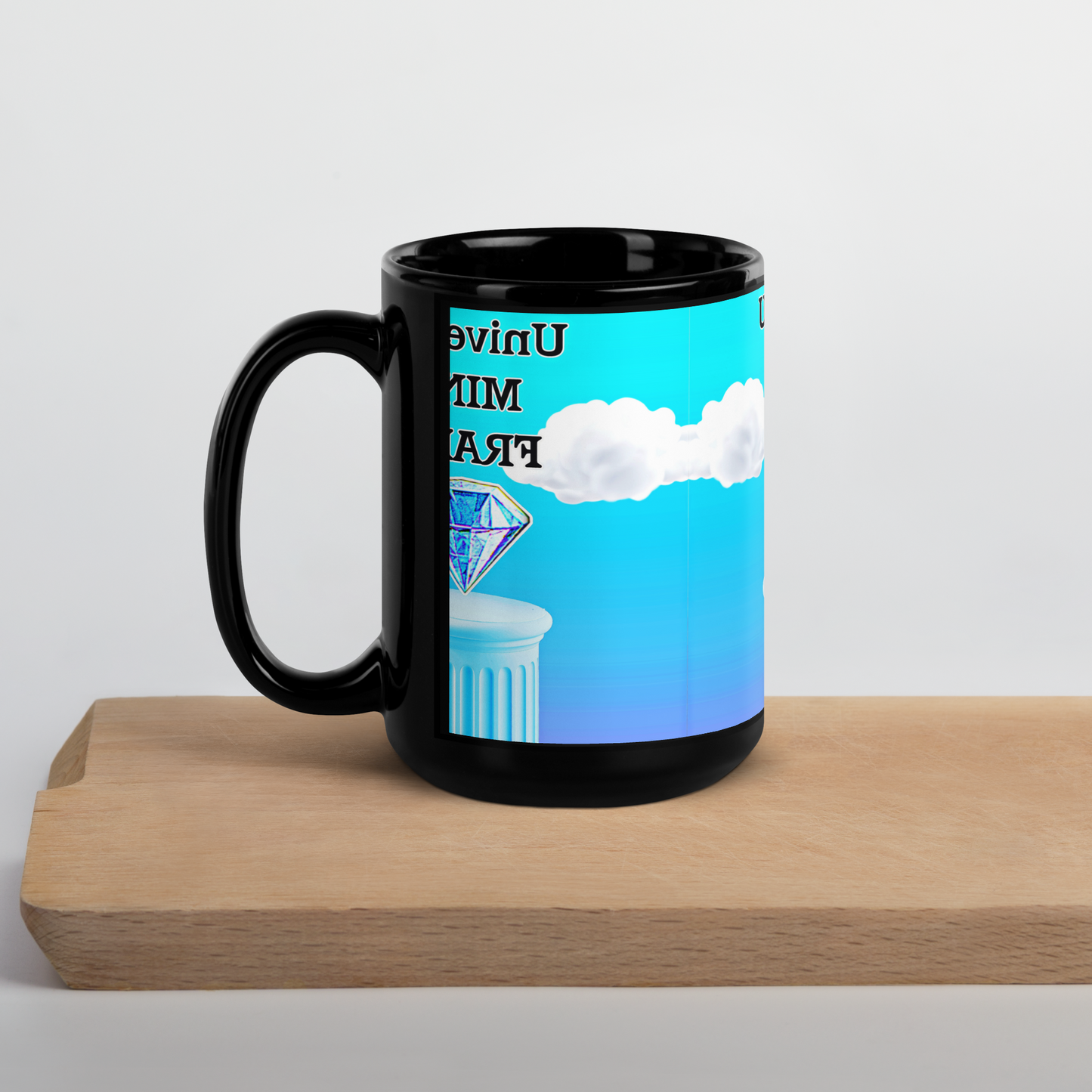 Black Glossy Mug