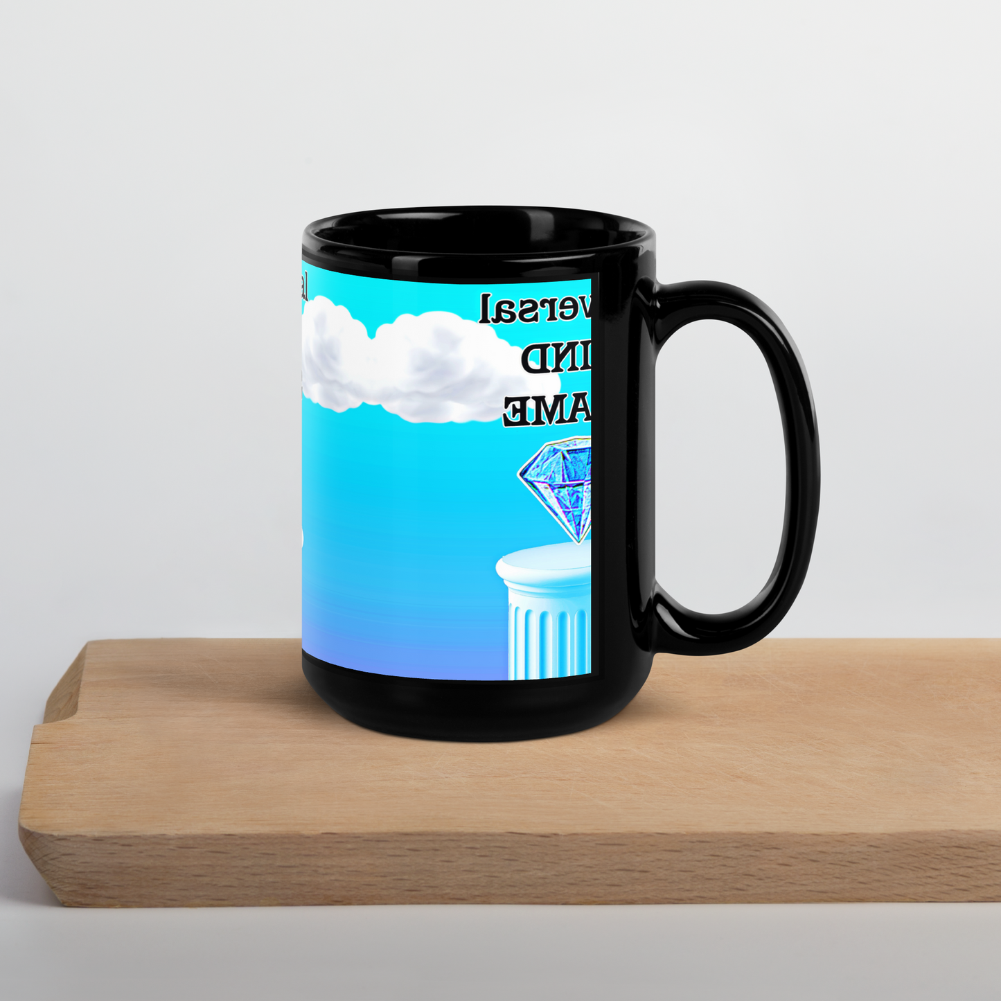 Black Glossy Mug