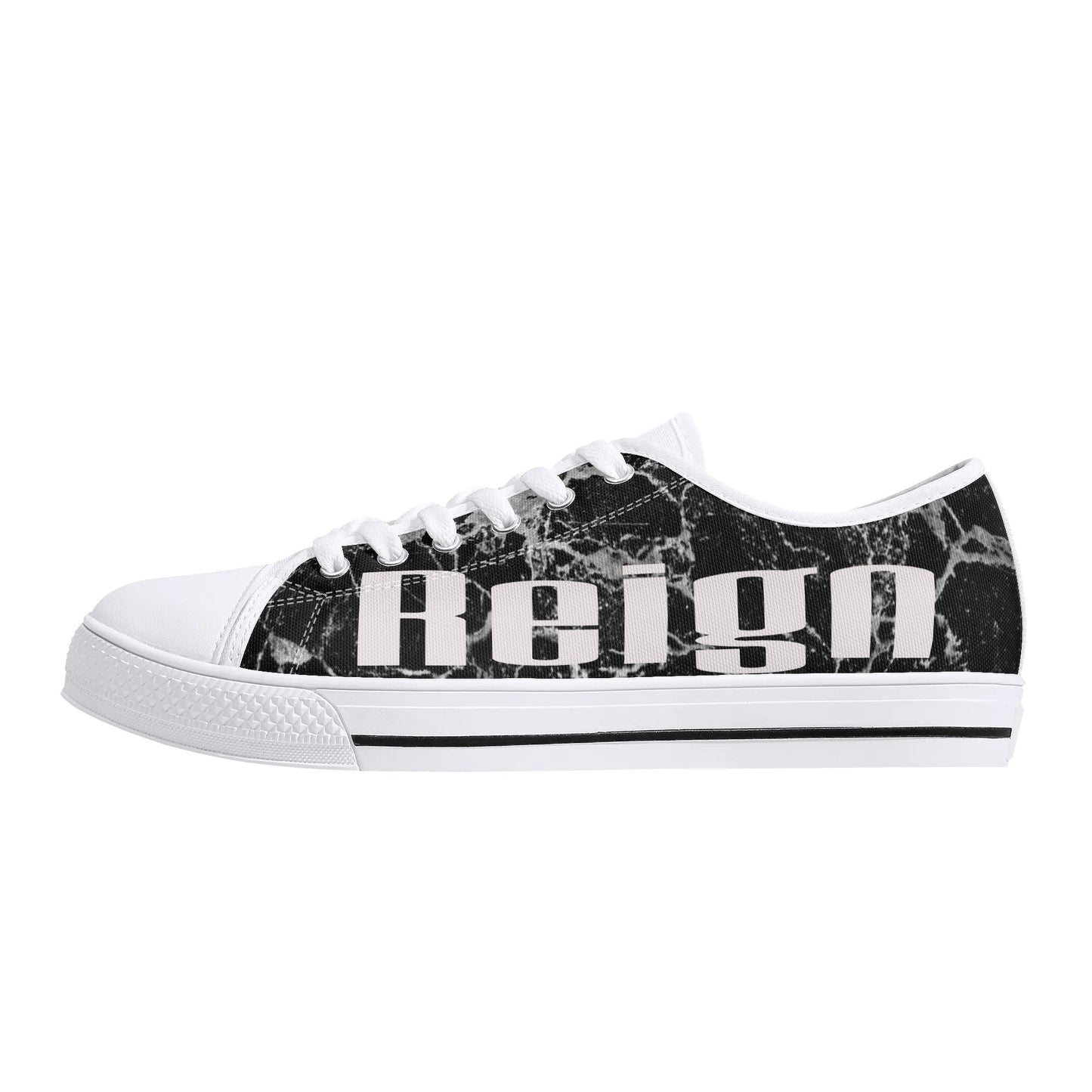 Mens Rubber Low Top Canvas Shoes