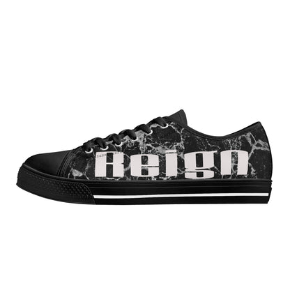 Mens Rubber Low Top Canvas Shoes