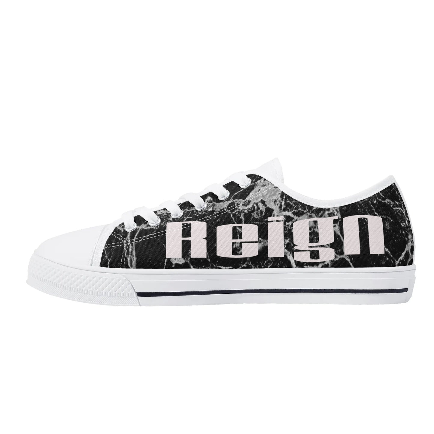 Mens Rubber Low Top Canvas Shoes