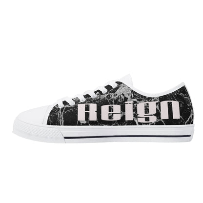 Mens Rubber Low Top Canvas Shoes
