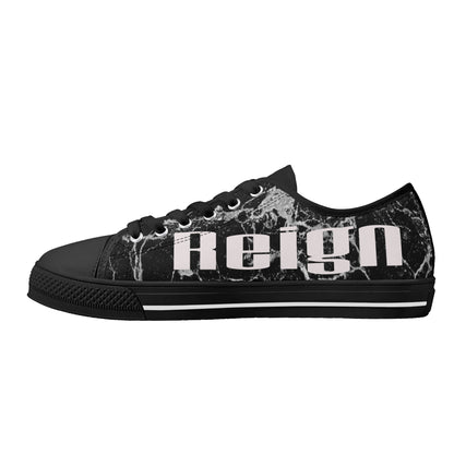 Mens Rubber Low Top Canvas Shoes