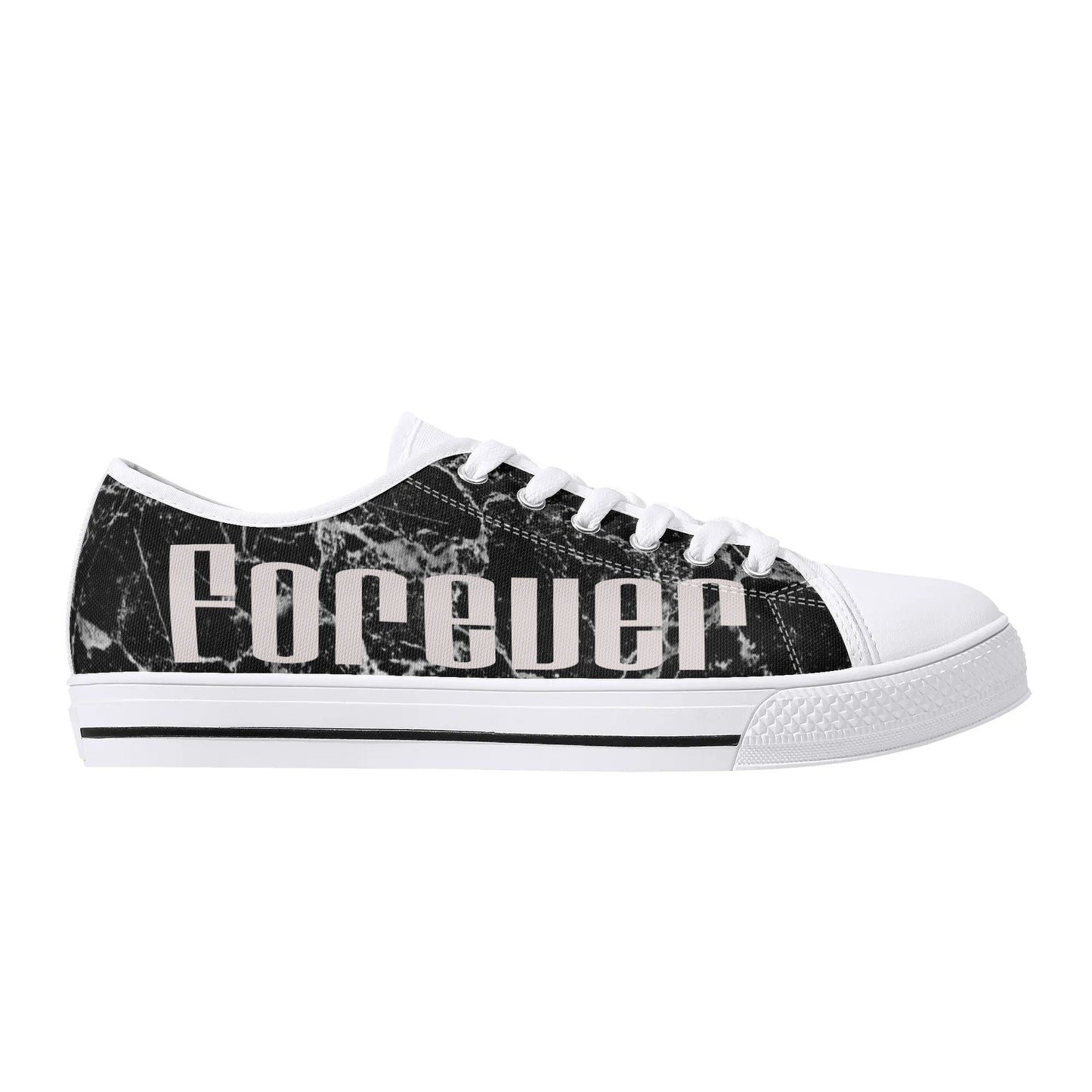 Mens Rubber Low Top Canvas Shoes