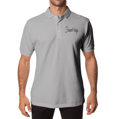 Unisex Adult Half printed Cotton Polo Shirt