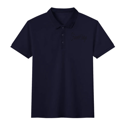 Unisex Adult Half printed Cotton Polo Shirt