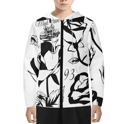 MindFrame P - Youth Lightweight Zipper Jumper Sweatshirt Hoodie