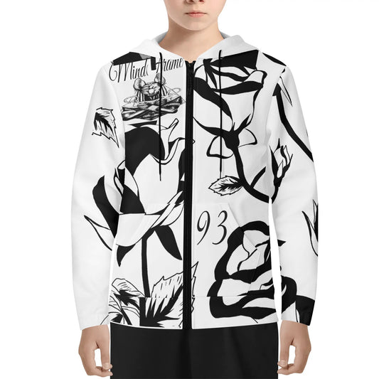 MindFrame P - Youth Lightweight Zipper Jumper Sweatshirt Hoodie