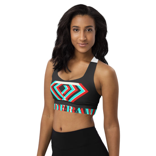 Longline sports bra