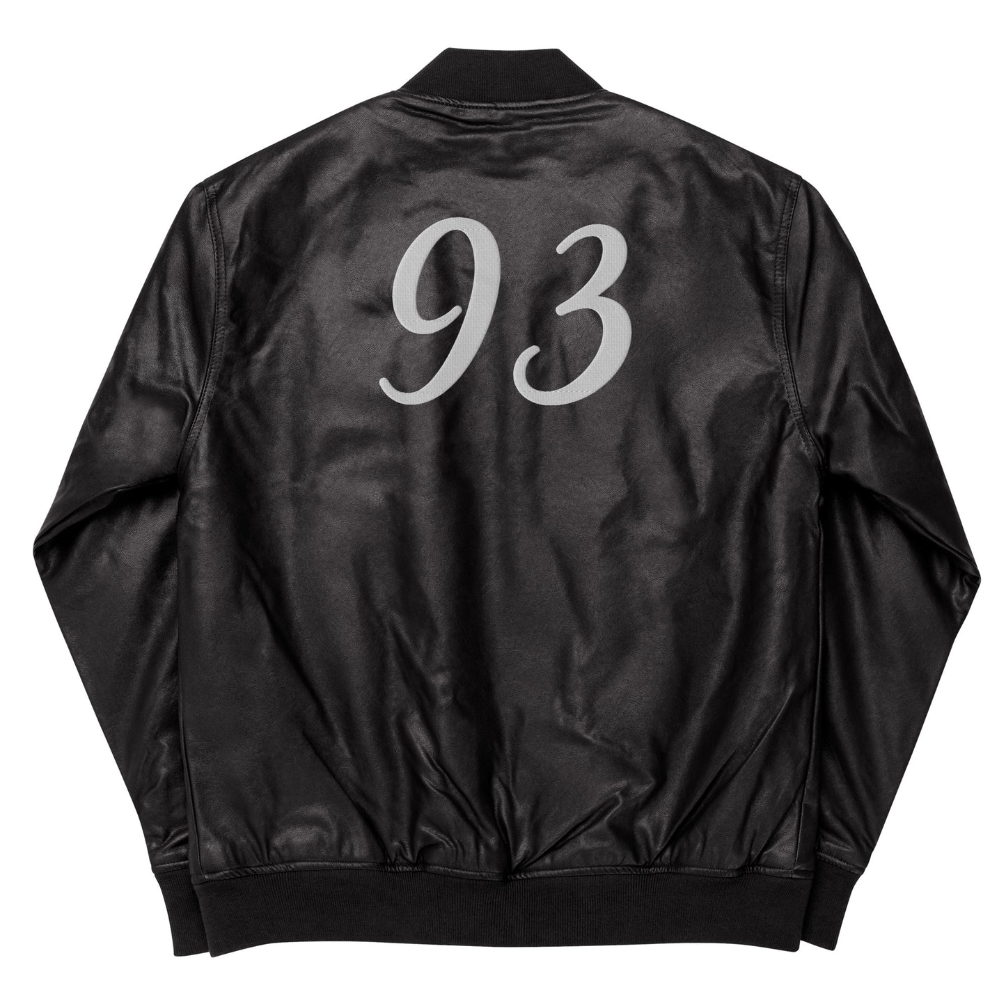 Leather Bomber Jacket