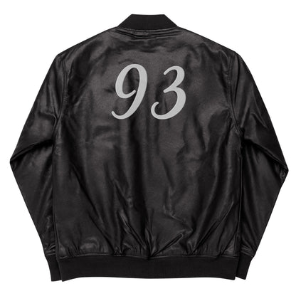Leather Bomber Jacket