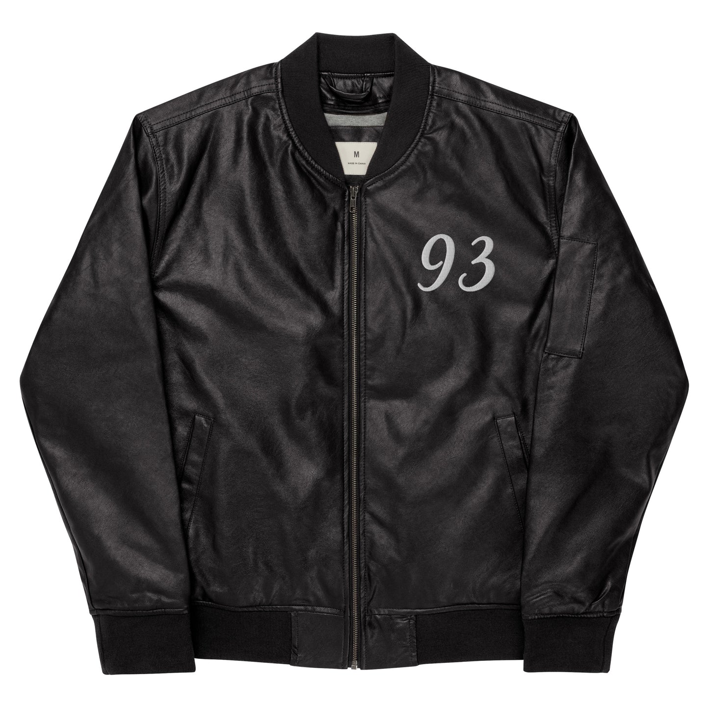Leather Bomber Jacket